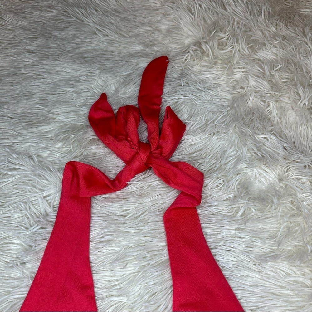 Sinsay Coral Pink Crop Top - Picture 5 of 8